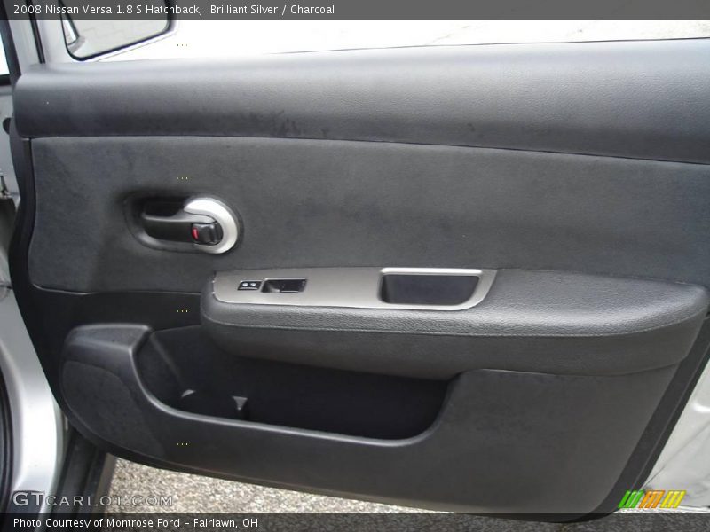 Brilliant Silver / Charcoal 2008 Nissan Versa 1.8 S Hatchback