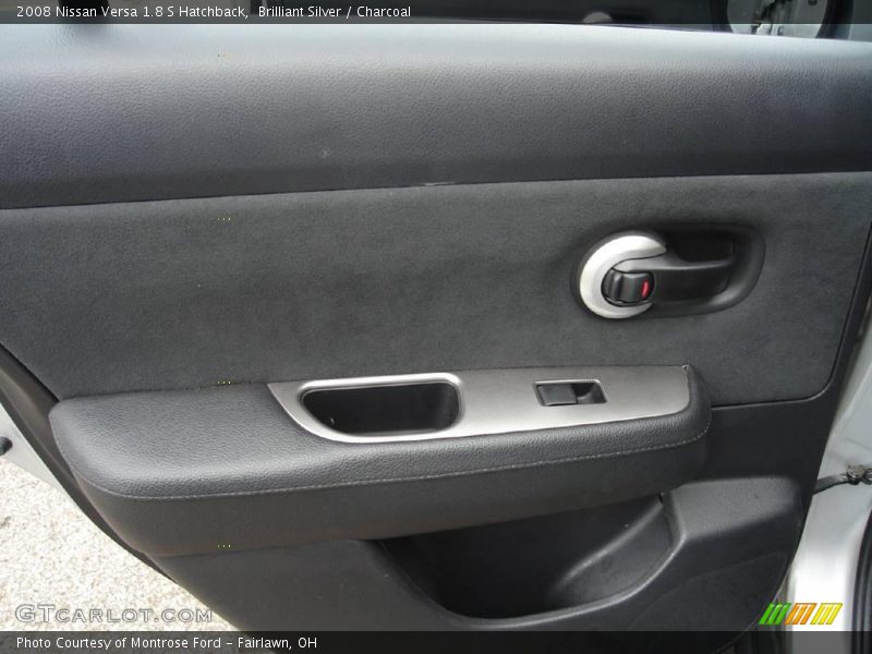 Brilliant Silver / Charcoal 2008 Nissan Versa 1.8 S Hatchback