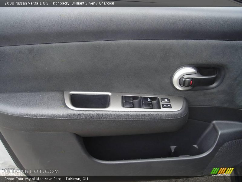 Brilliant Silver / Charcoal 2008 Nissan Versa 1.8 S Hatchback