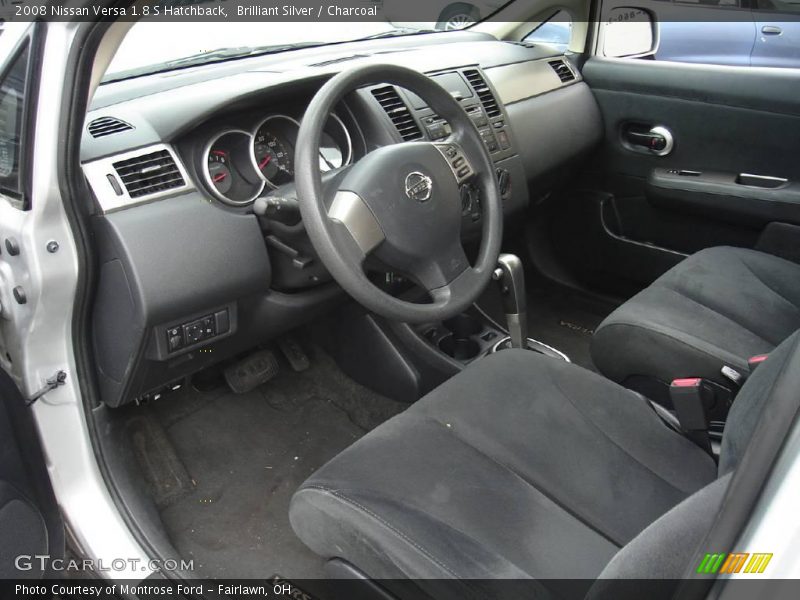 Brilliant Silver / Charcoal 2008 Nissan Versa 1.8 S Hatchback