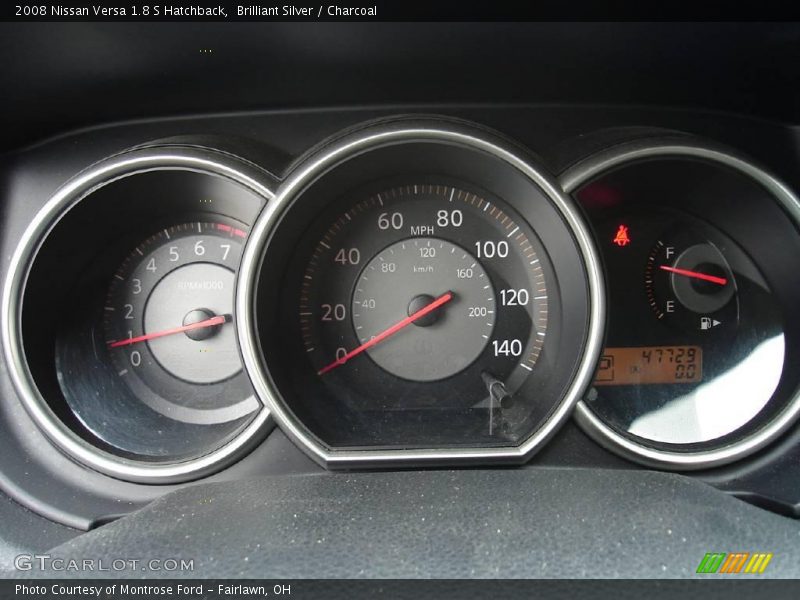 Brilliant Silver / Charcoal 2008 Nissan Versa 1.8 S Hatchback