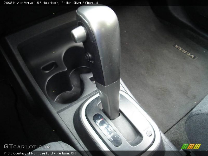 Brilliant Silver / Charcoal 2008 Nissan Versa 1.8 S Hatchback