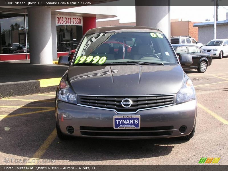 Smoke Gray Metallic / Gray 2008 Nissan Quest 3.5