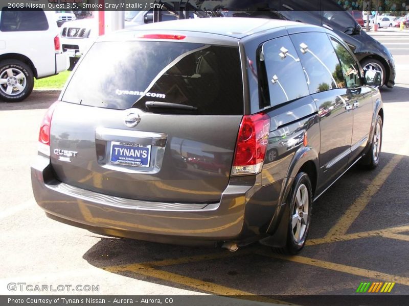 Smoke Gray Metallic / Gray 2008 Nissan Quest 3.5