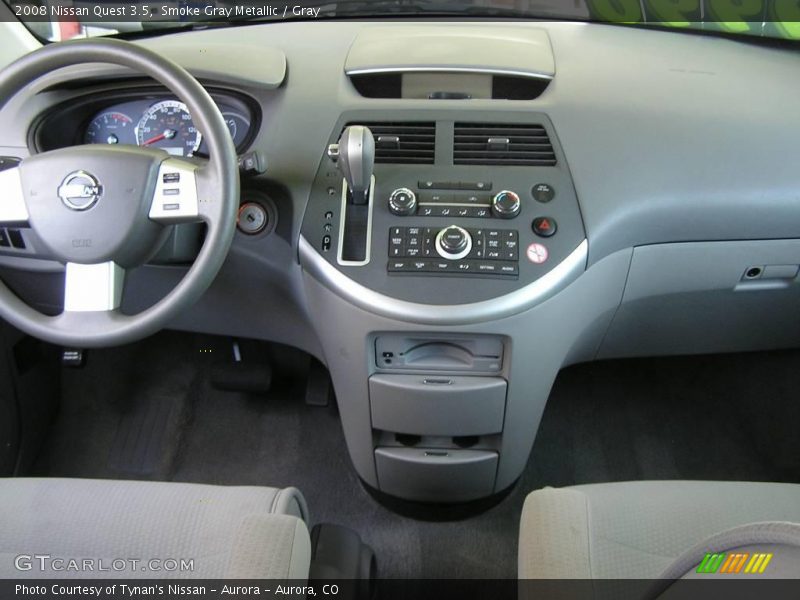 Smoke Gray Metallic / Gray 2008 Nissan Quest 3.5