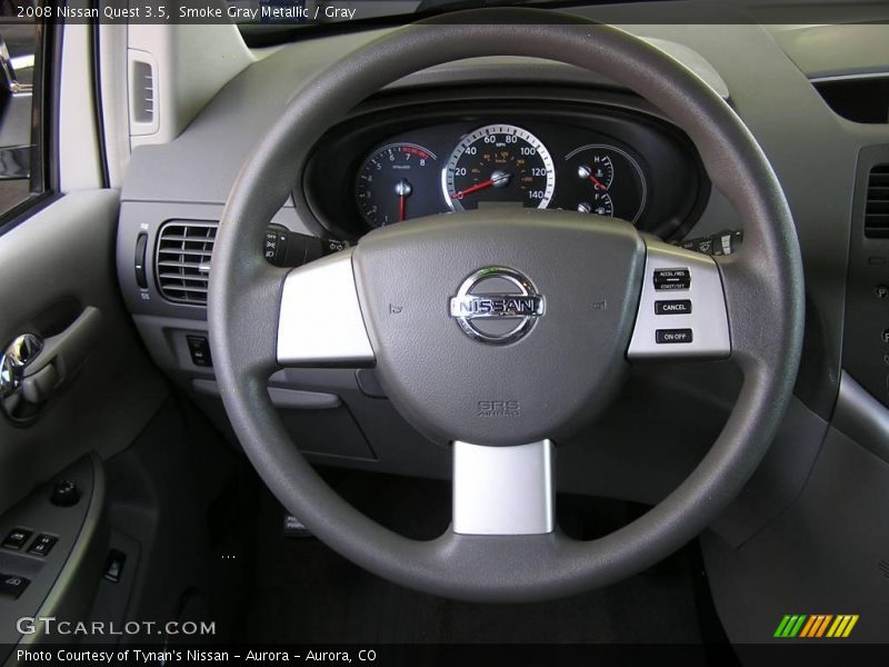 Smoke Gray Metallic / Gray 2008 Nissan Quest 3.5