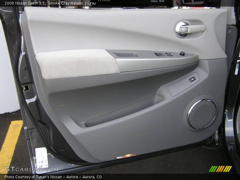Smoke Gray Metallic / Gray 2008 Nissan Quest 3.5