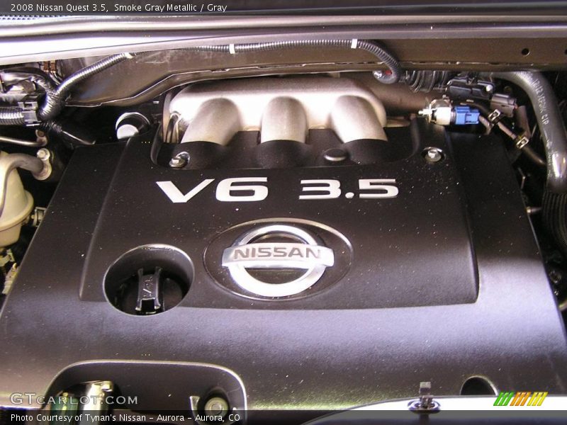 Smoke Gray Metallic / Gray 2008 Nissan Quest 3.5