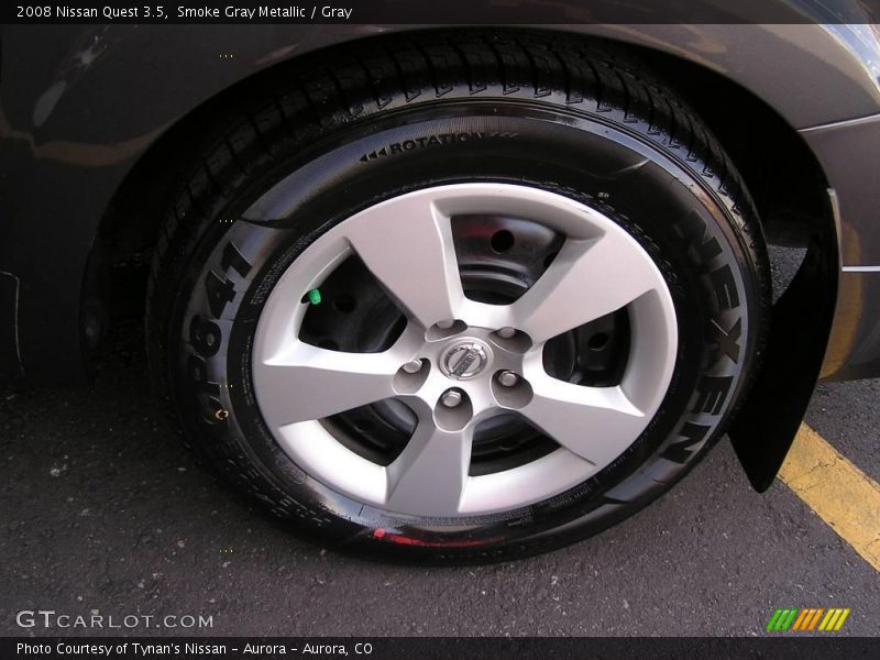 Smoke Gray Metallic / Gray 2008 Nissan Quest 3.5