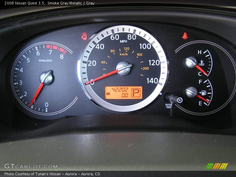 Smoke Gray Metallic / Gray 2008 Nissan Quest 3.5