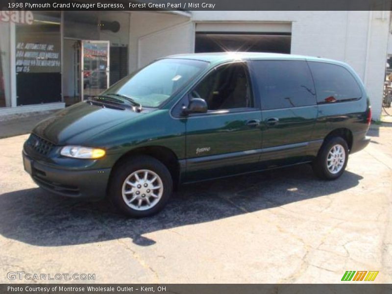 Forest Green Pearl / Mist Gray 1998 Plymouth Grand Voyager Expresso