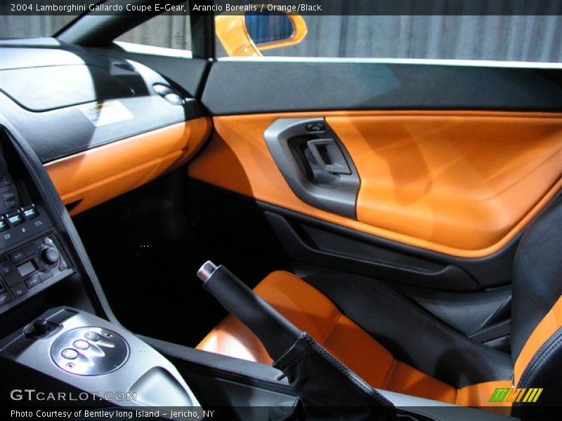 Arancio Borealis / Orange/Black 2004 Lamborghini Gallardo Coupe E-Gear