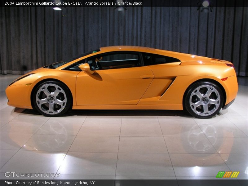 Arancio Borealis / Orange/Black 2004 Lamborghini Gallardo Coupe E-Gear