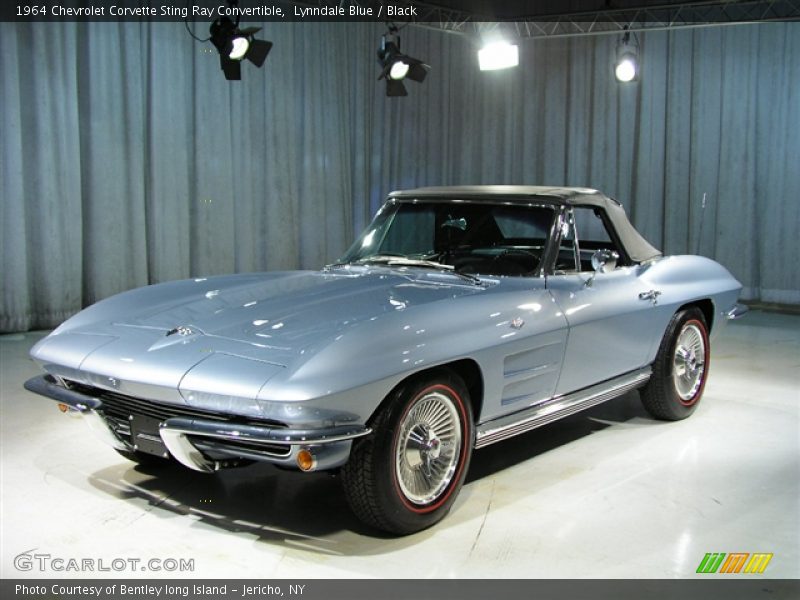 Lynndale Blue / Black 1964 Chevrolet Corvette Sting Ray Convertible