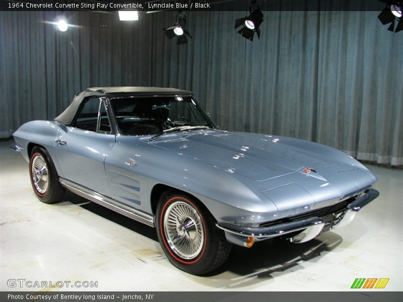 Lynndale Blue / Black 1964 Chevrolet Corvette Sting Ray Convertible