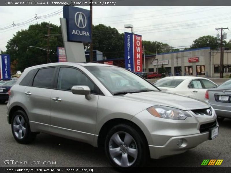 Palladium Metallic / Ebony 2009 Acura RDX SH-AWD Technology