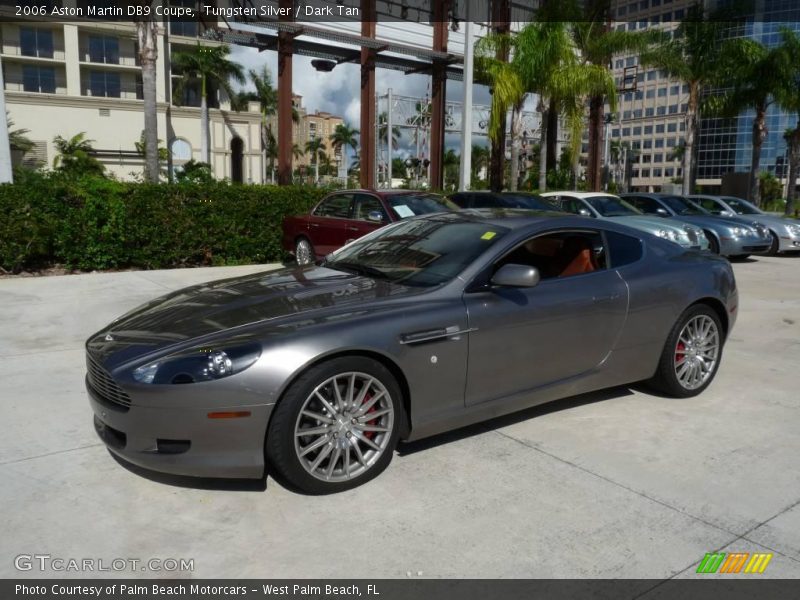 Tungsten Silver / Dark Tan 2006 Aston Martin DB9 Coupe