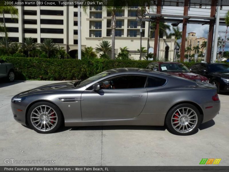 Tungsten Silver / Dark Tan 2006 Aston Martin DB9 Coupe