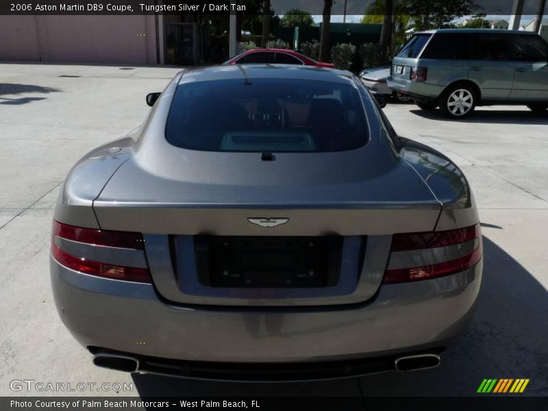 Tungsten Silver / Dark Tan 2006 Aston Martin DB9 Coupe