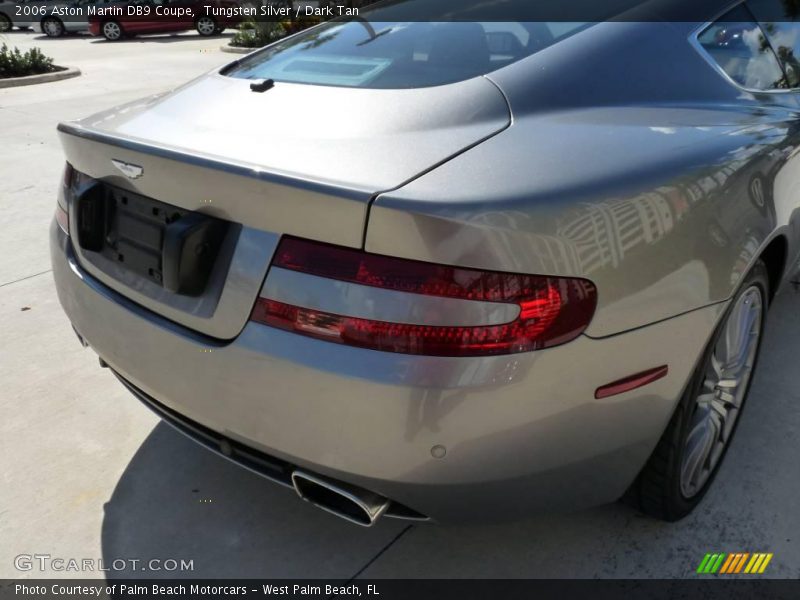 Tungsten Silver / Dark Tan 2006 Aston Martin DB9 Coupe