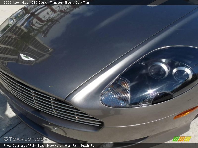 Tungsten Silver / Dark Tan 2006 Aston Martin DB9 Coupe