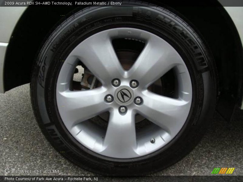 Palladium Metallic / Ebony 2009 Acura RDX SH-AWD Technology