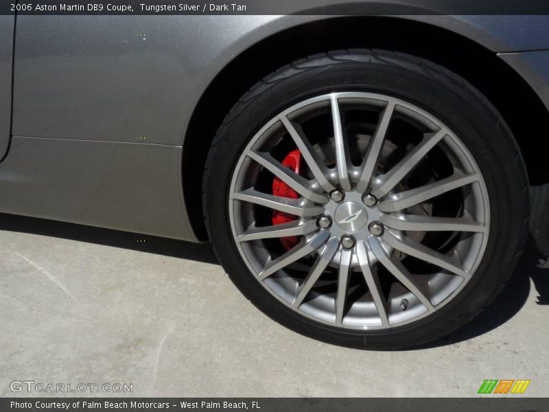 Tungsten Silver / Dark Tan 2006 Aston Martin DB9 Coupe