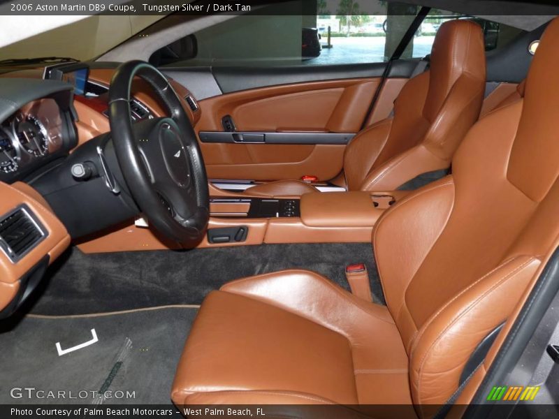 Tungsten Silver / Dark Tan 2006 Aston Martin DB9 Coupe
