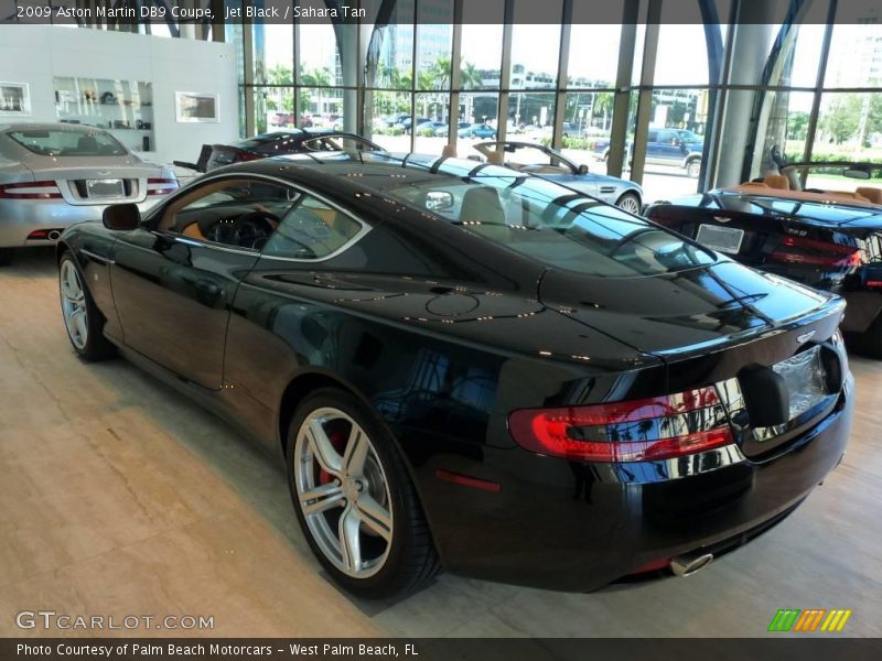 Jet Black / Sahara Tan 2009 Aston Martin DB9 Coupe