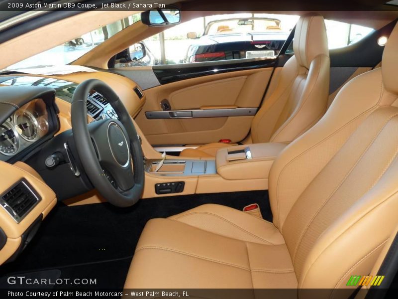 Jet Black / Sahara Tan 2009 Aston Martin DB9 Coupe