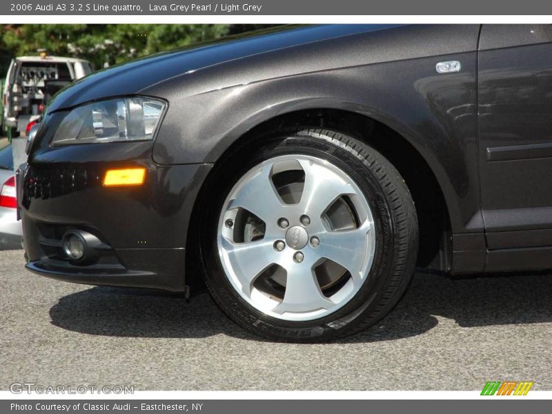 Lava Grey Pearl / Light Grey 2006 Audi A3 3.2 S Line quattro
