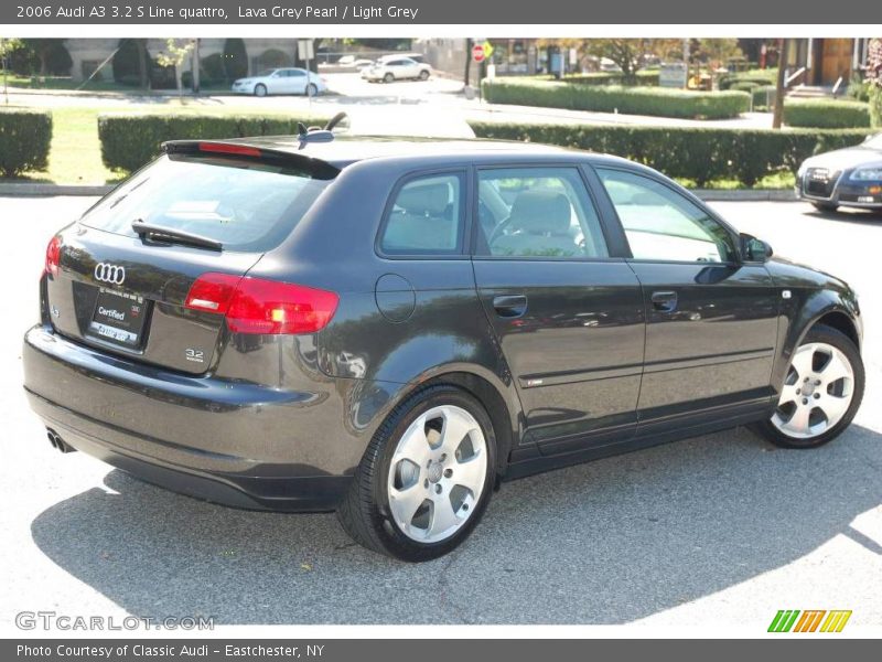 Lava Grey Pearl / Light Grey 2006 Audi A3 3.2 S Line quattro