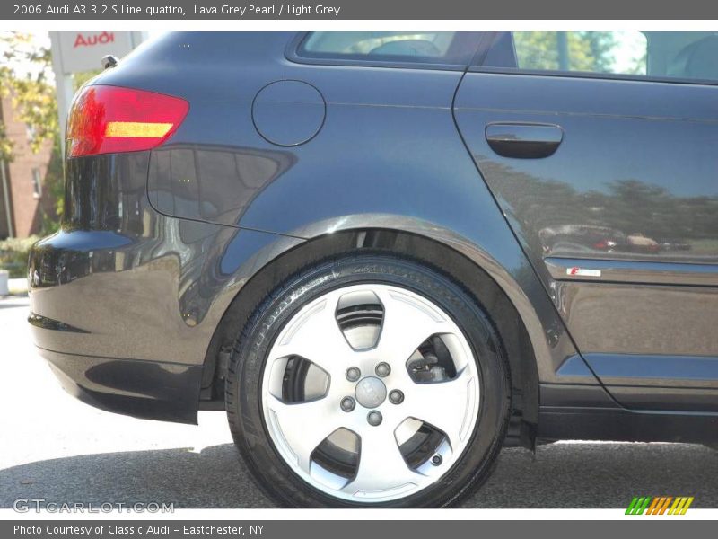 Lava Grey Pearl / Light Grey 2006 Audi A3 3.2 S Line quattro