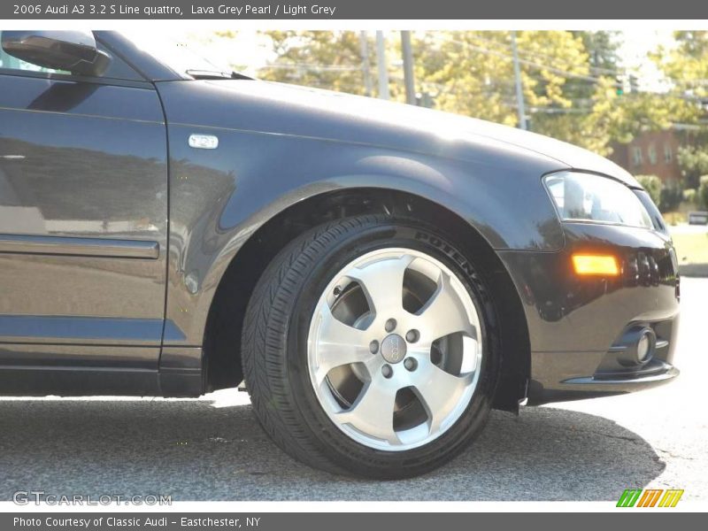 Lava Grey Pearl / Light Grey 2006 Audi A3 3.2 S Line quattro