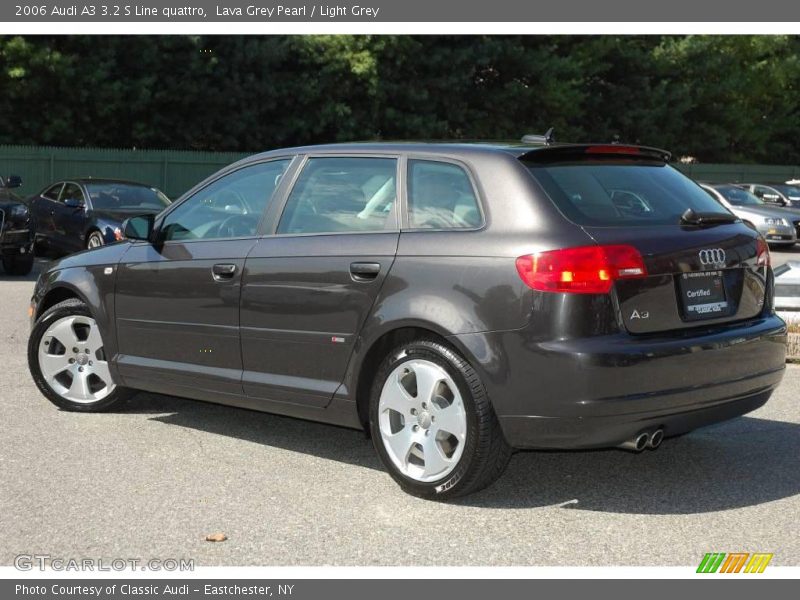 Lava Grey Pearl / Light Grey 2006 Audi A3 3.2 S Line quattro