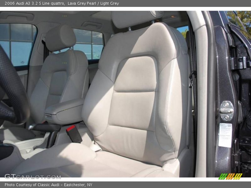 Lava Grey Pearl / Light Grey 2006 Audi A3 3.2 S Line quattro