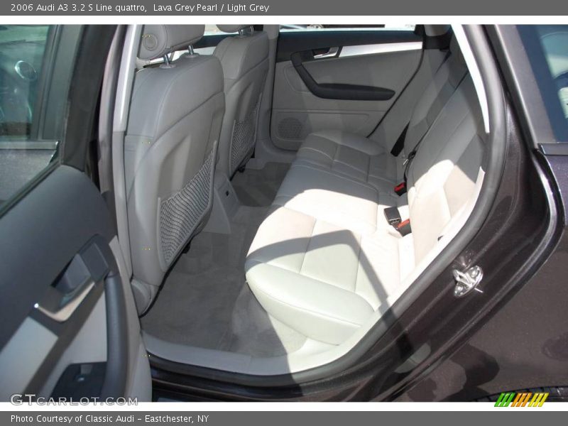 Lava Grey Pearl / Light Grey 2006 Audi A3 3.2 S Line quattro