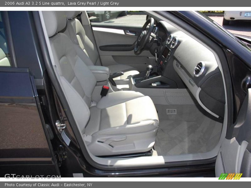 Lava Grey Pearl / Light Grey 2006 Audi A3 3.2 S Line quattro