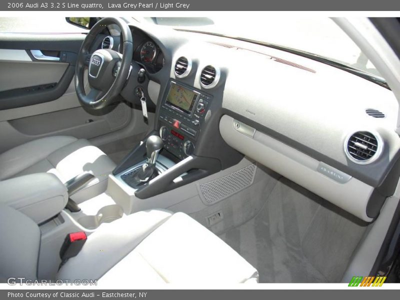 Lava Grey Pearl / Light Grey 2006 Audi A3 3.2 S Line quattro