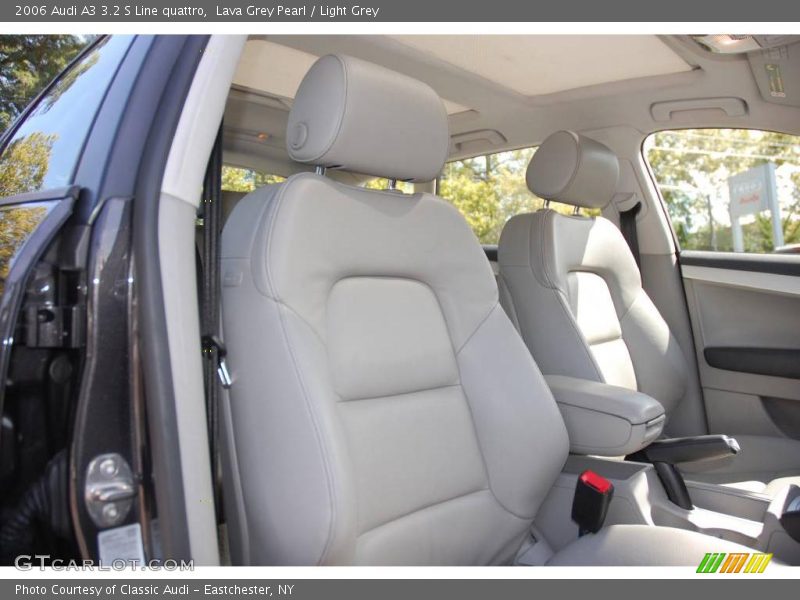 Lava Grey Pearl / Light Grey 2006 Audi A3 3.2 S Line quattro