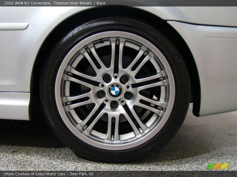 Titanium Silver Metallic / Black 2002 BMW M3 Convertible