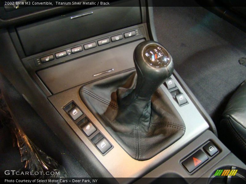 Titanium Silver Metallic / Black 2002 BMW M3 Convertible