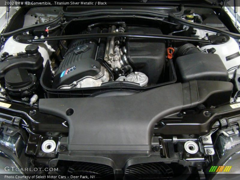 Titanium Silver Metallic / Black 2002 BMW M3 Convertible