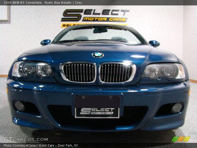 Mystic Blue Metallic / Grey 2006 BMW M3 Convertible