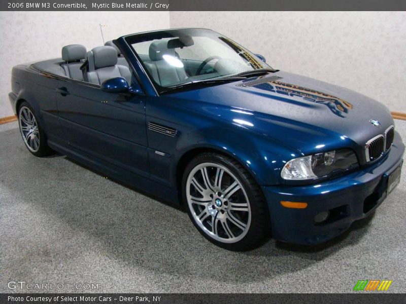 Mystic Blue Metallic / Grey 2006 BMW M3 Convertible