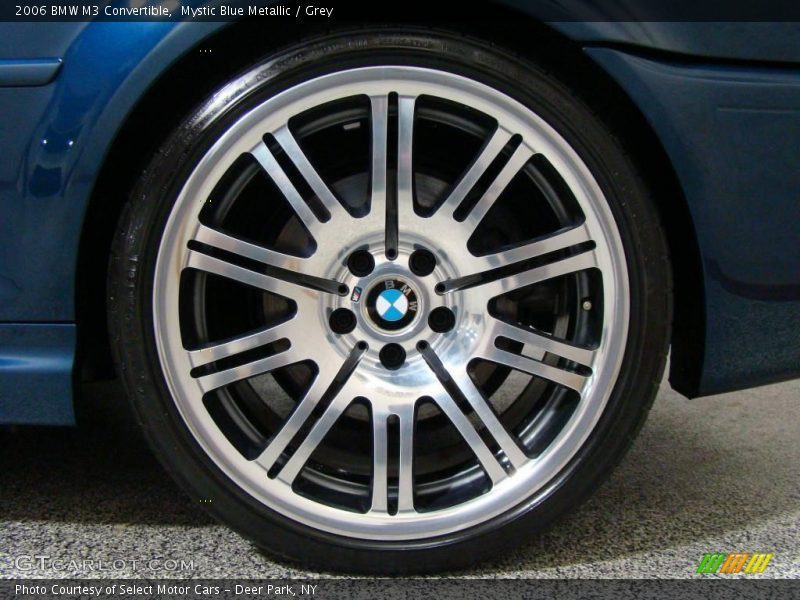 Mystic Blue Metallic / Grey 2006 BMW M3 Convertible