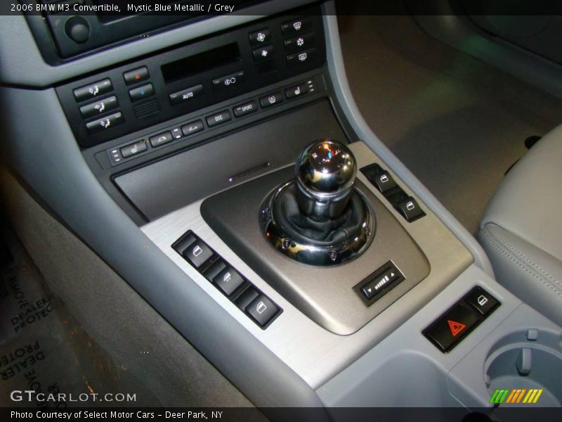 Mystic Blue Metallic / Grey 2006 BMW M3 Convertible