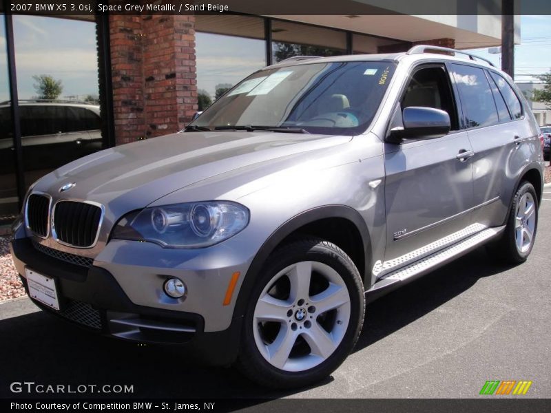 Space Grey Metallic / Sand Beige 2007 BMW X5 3.0si