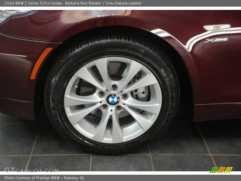 Barbera Red Metallic / Grey Dakota Leather 2009 BMW 5 Series 535xi Sedan