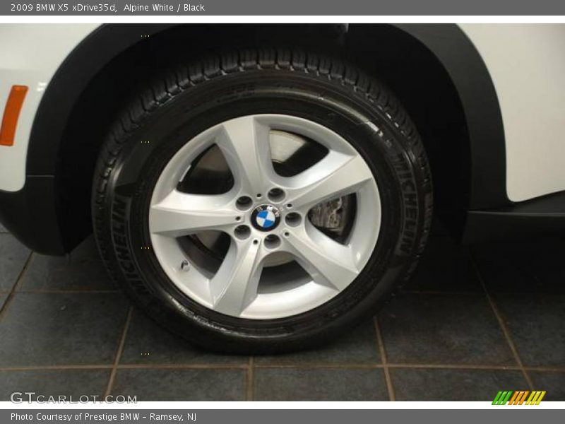 Alpine White / Black 2009 BMW X5 xDrive35d